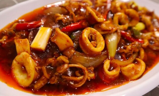 Resep Cumi Saus Padang