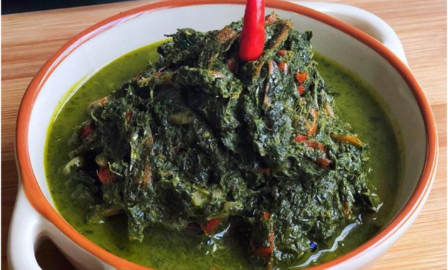 Resep sayur daun ubi tumbuk