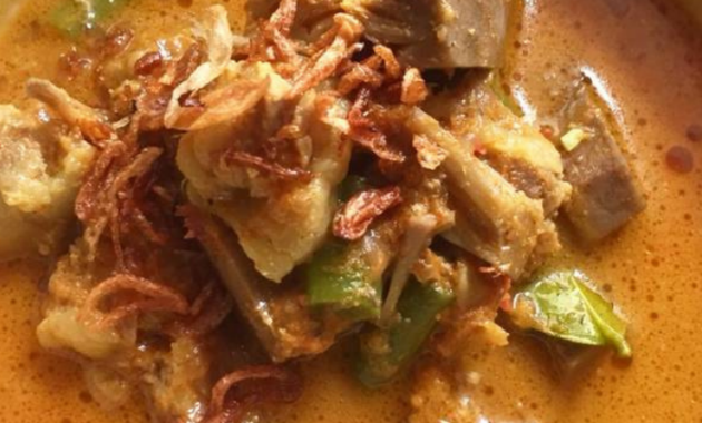 Resep gulai tetelan sapi