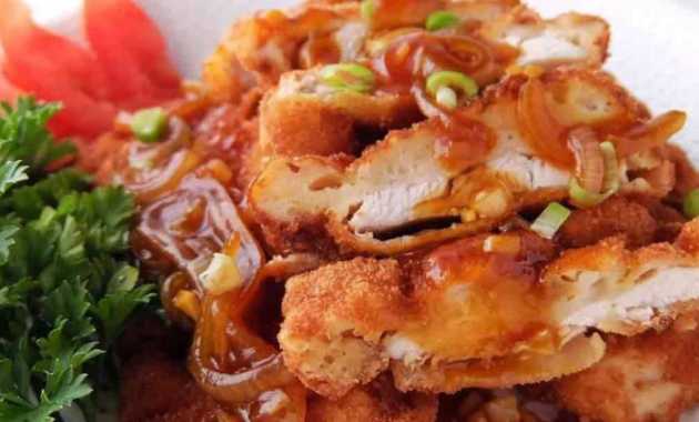 Resep Ayam Nanking Udang Saus Oriental