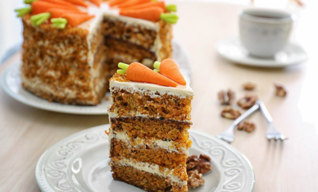 Resep Carrot Cake dengan Cream Cheese Frosting