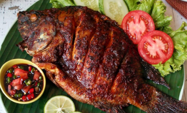 Resep Ikan Mas Bakar dengan Sambal Kecap Jahe