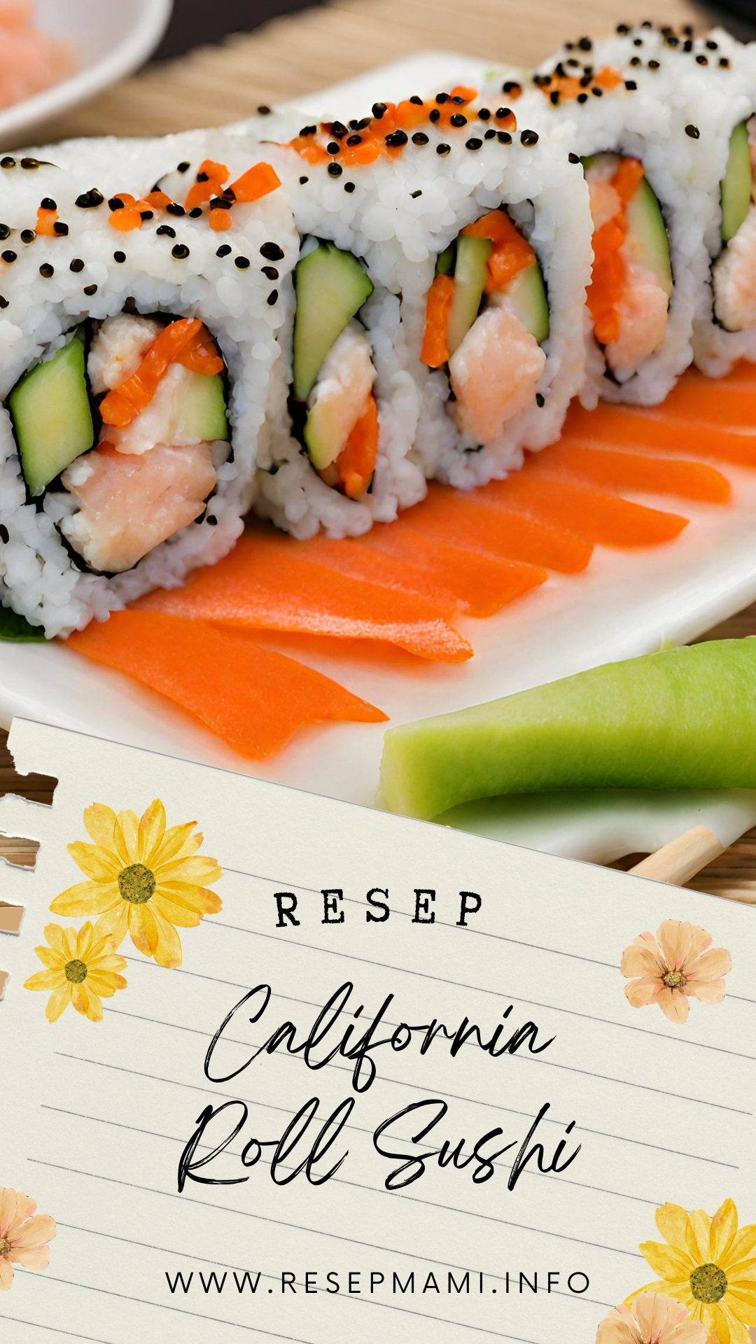 Resep California Roll Sushi
